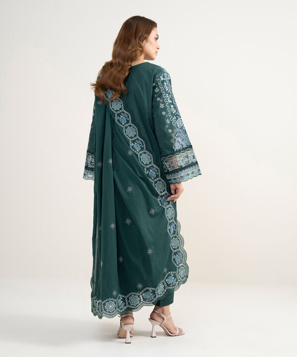 3 Piece - Embroidered Lawn Suit