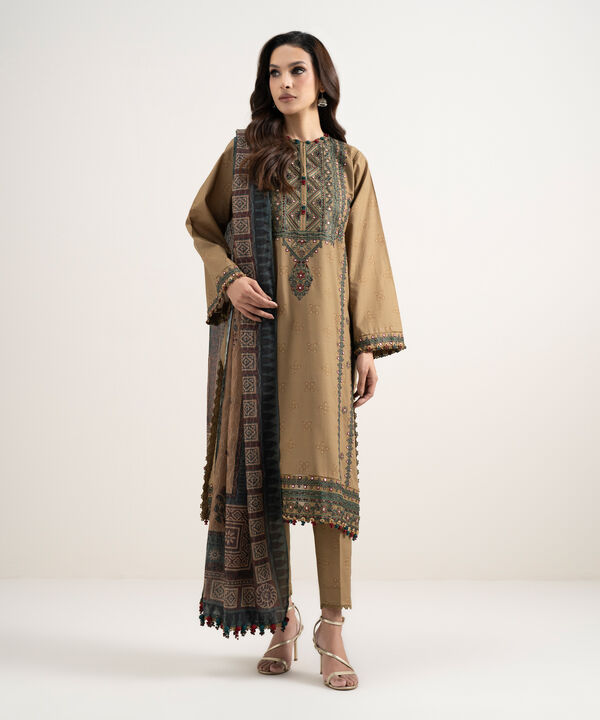 3 Piece - Embroidered Lawn Suit