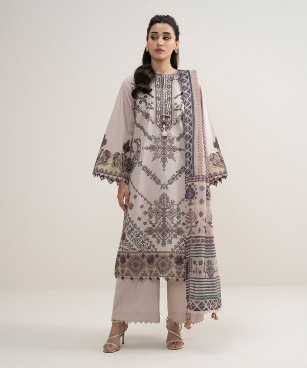 3 Piece - Embroidered Lawn Suit