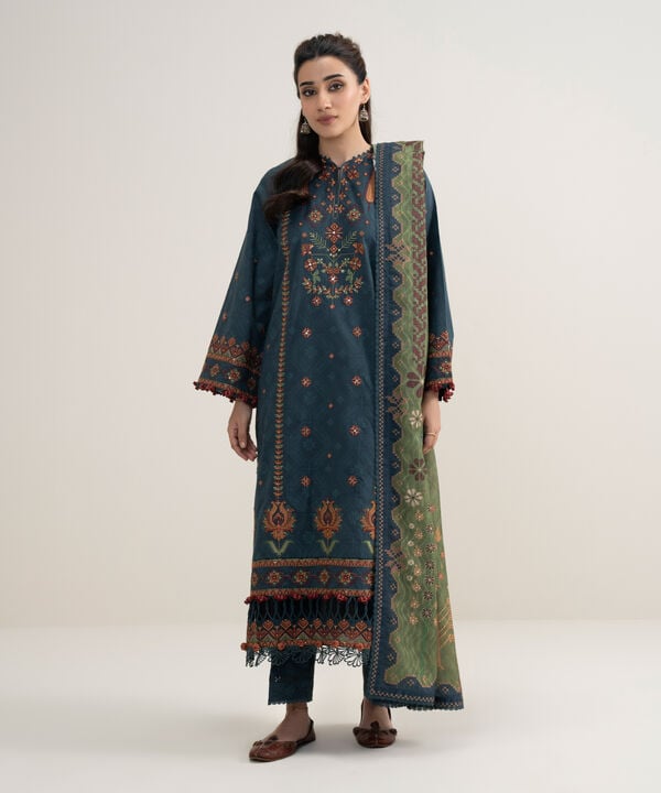 3 Piece - Embroidered Lawn Suit