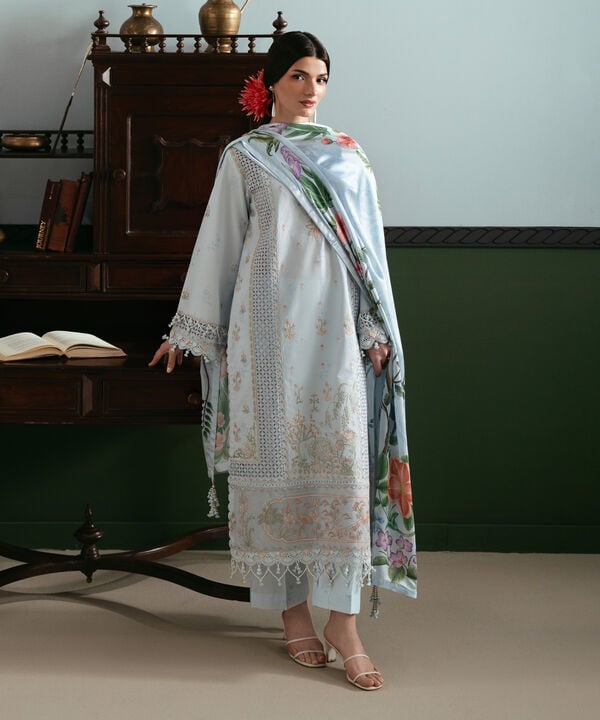 3 Piece - Embroidered Lawn Suit
