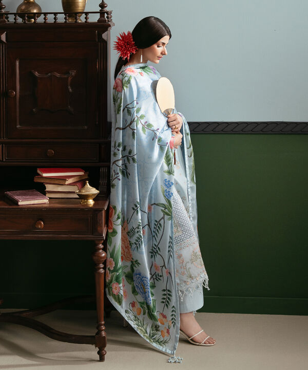 3 Piece - Embroidered Lawn Suit