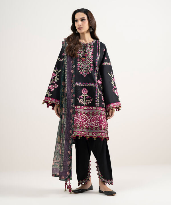 3 Piece - Embroidered Lawn Suit