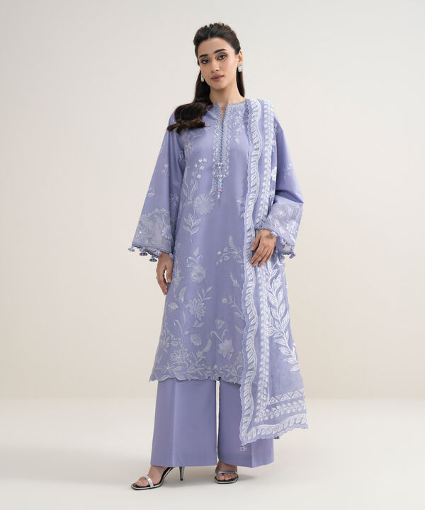 3 Piece - Embroidered Lawn Suit