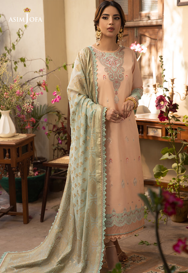 AJZB-16 EMBROIDERED CAMBRIC 3 PCS
