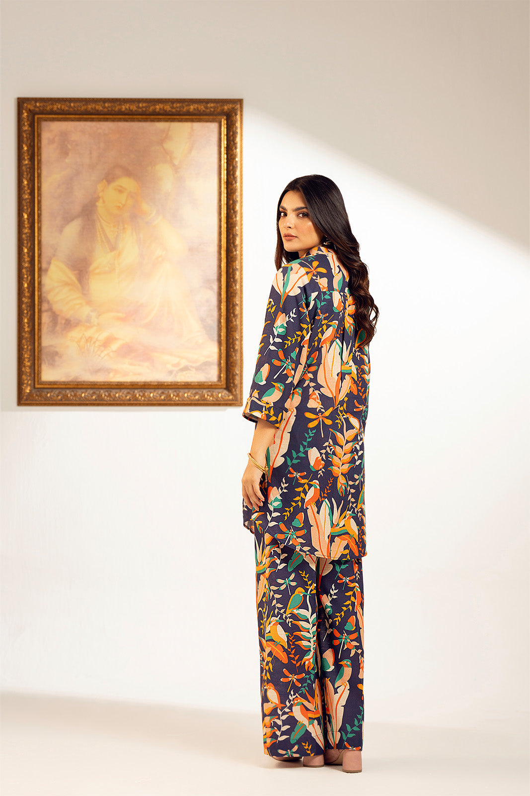2 Piece Unstitched Slub Khaddar Printed Suit (UC0066)