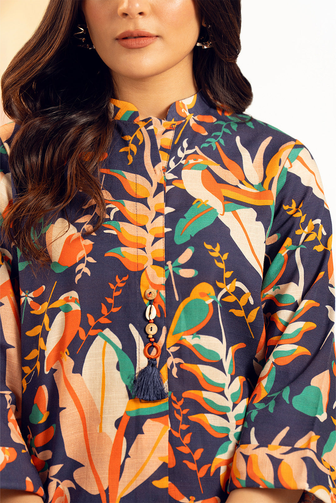 2 Piece Unstitched Slub Khaddar Printed Suit (UC0066)