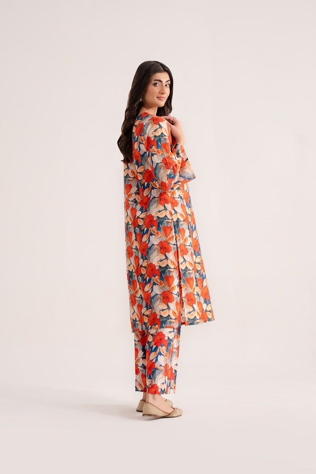3 Piece Unstitched Slub Khaddar Printed Suit (UC0072)