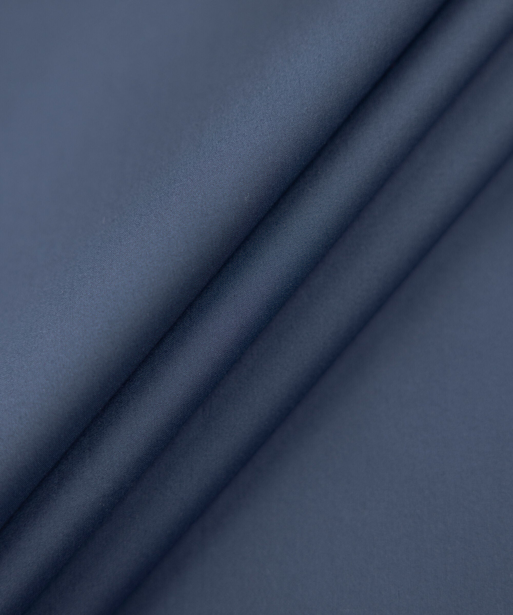 Men's Unstitched Two-Piece Refined Wash and Wear Navy Blue Suit.