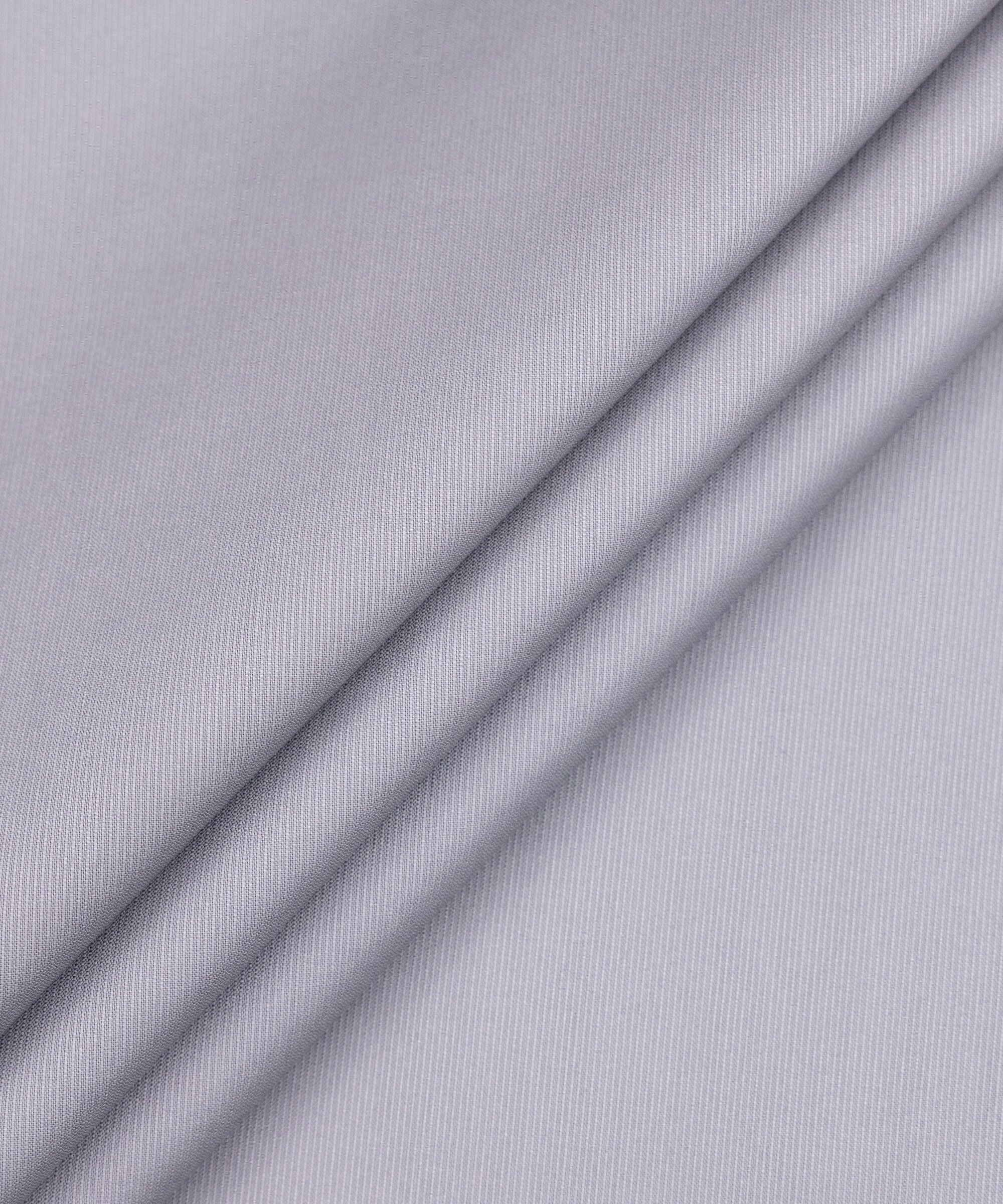Men's Unstitched Two-Piece Medium Grey  Premium Cotton Dobby Suit
