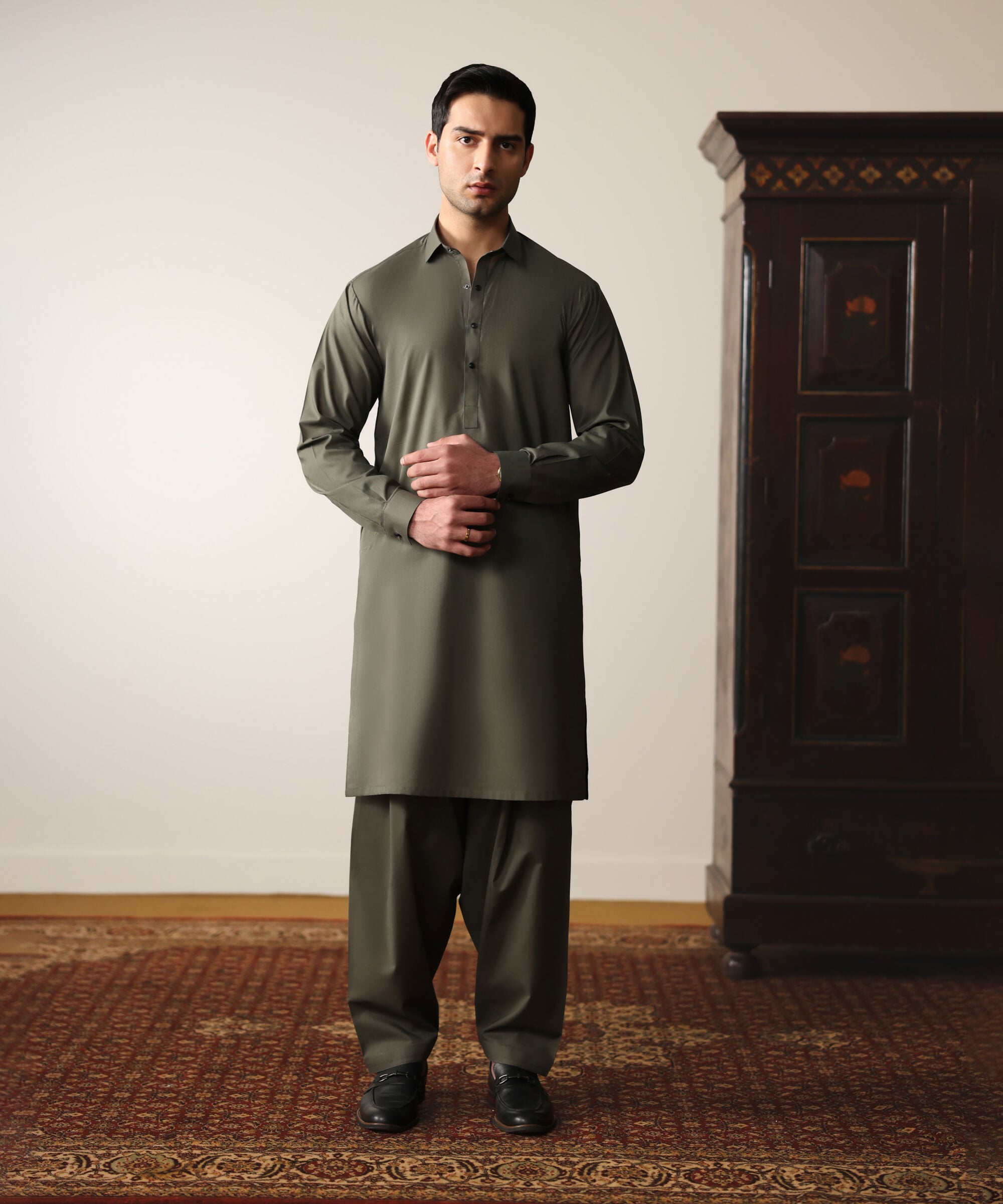 Premium Slub Cotton Suit