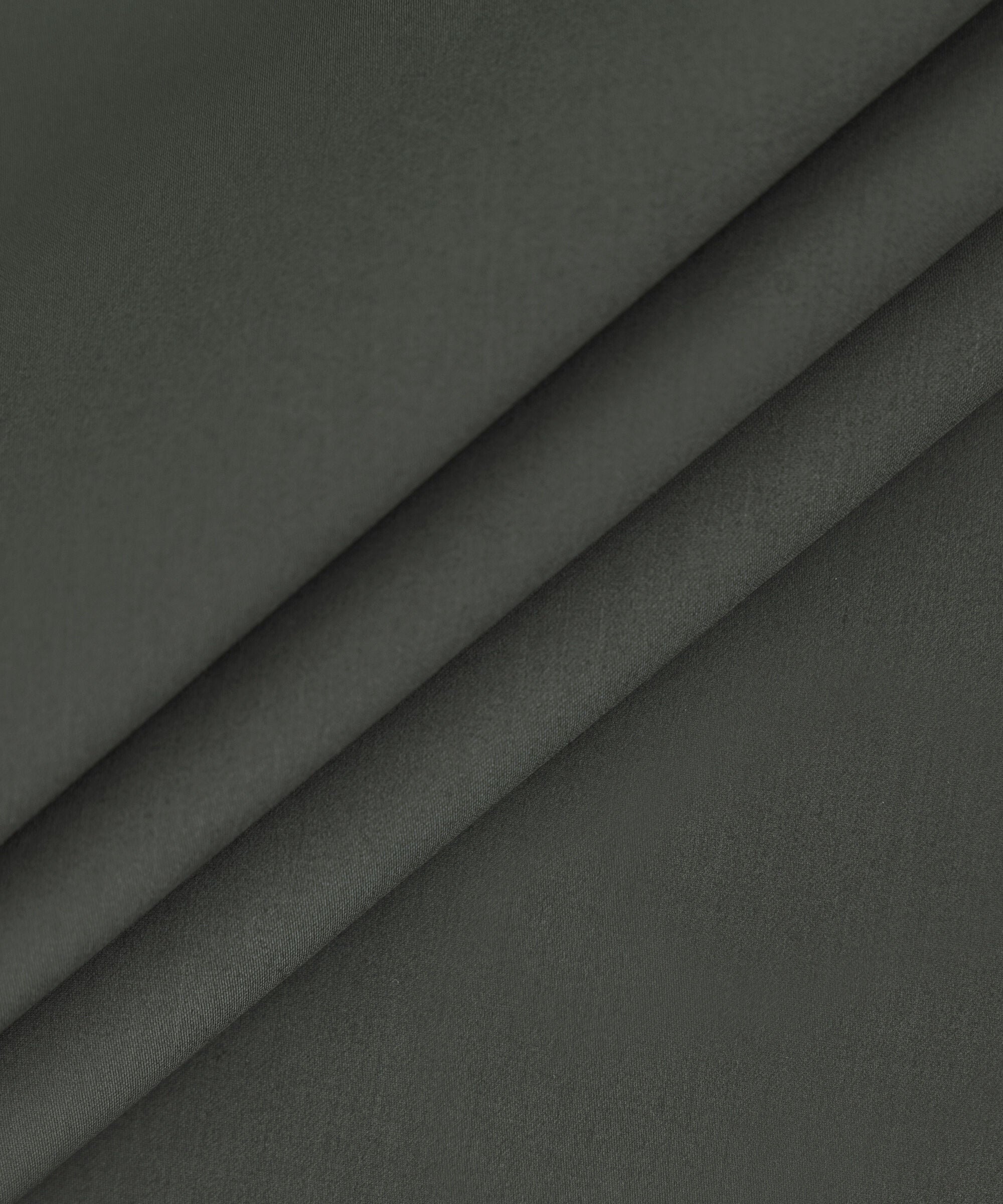 Men's Unstitched 2-Piece Premium Cotton Satin Dark Grey Suit