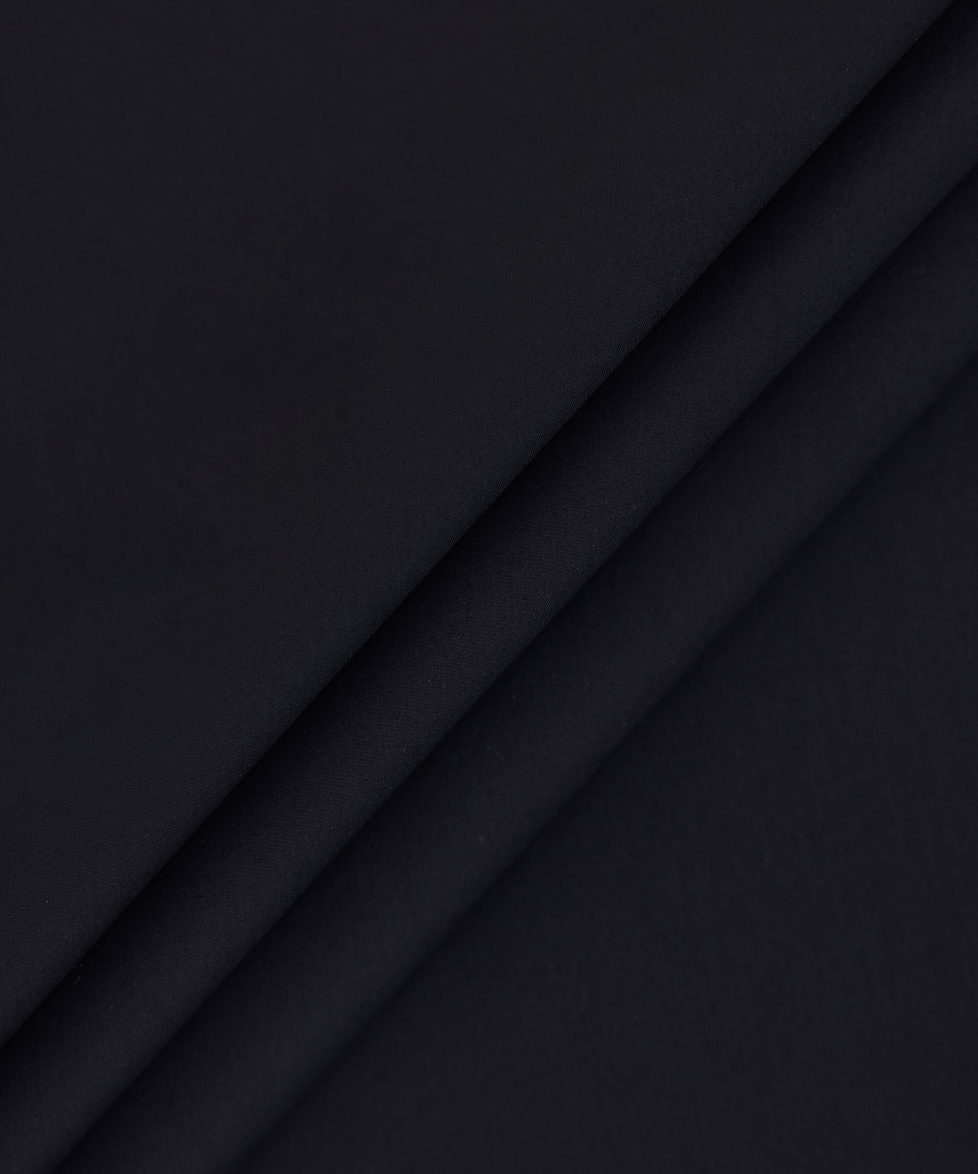 Men's Unstitched 2-Piece Luxury Giza Cotton Black Suit