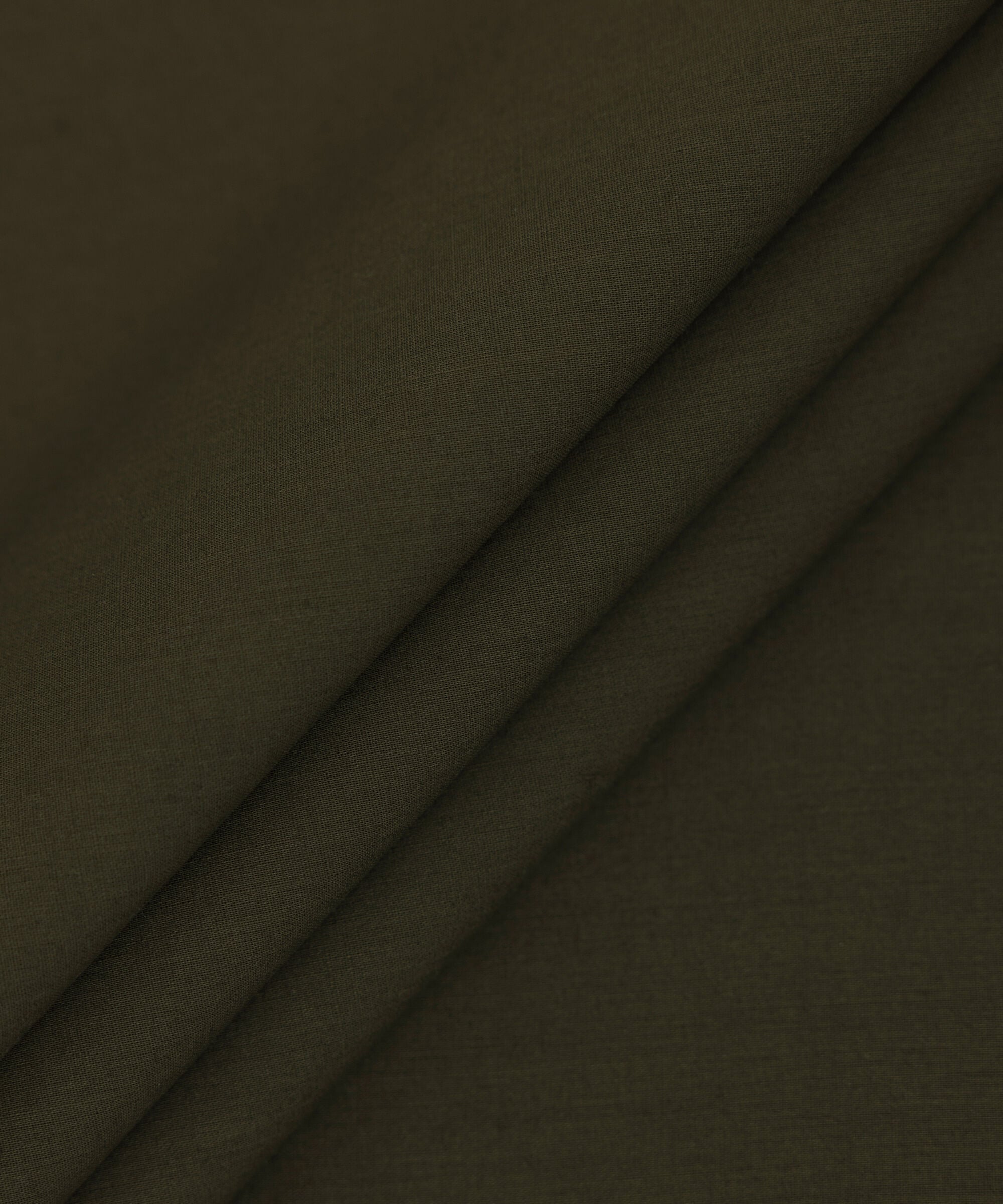 Men's Unstitched 2-Piece Premium Slub Cotton Olive Brown Suit