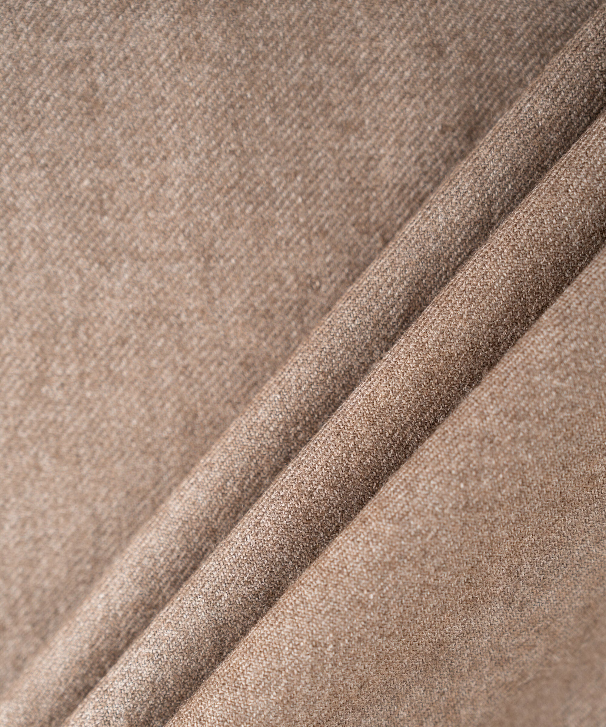 Men Wool Blended Beige Shawl