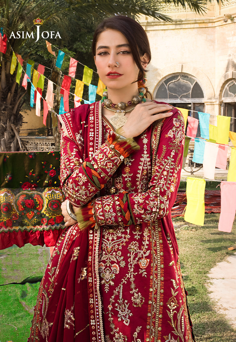 AJLR-04 EMBROIDERED LAWN 3 PCS