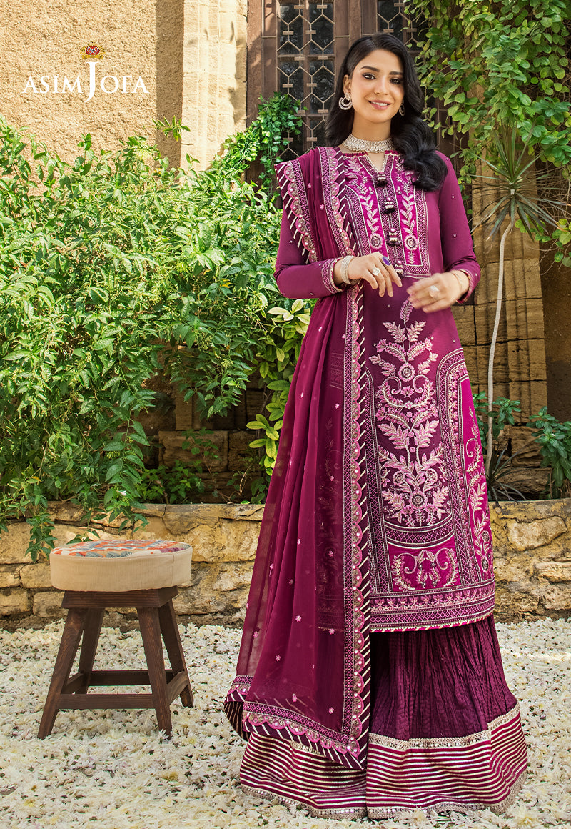 AJLR-21 EMBROIDERED LAWN 3 PCS