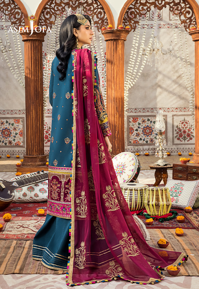 AJLR-12 EMBROIDERED LAWN 3 PCS
