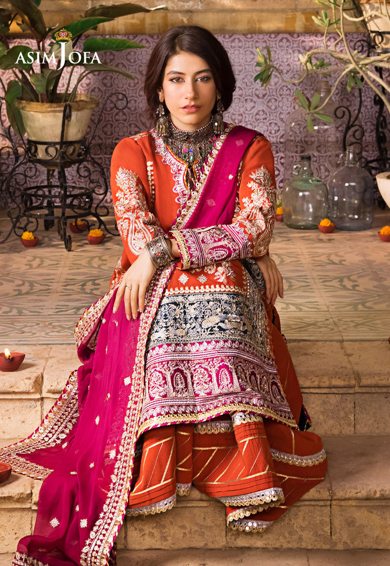 AJLR-22 EMBROIDERED LAWN 3 PCS