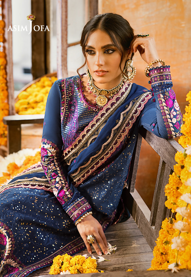 AJLR-19 EMBROIDERED LAWN 3 PCS