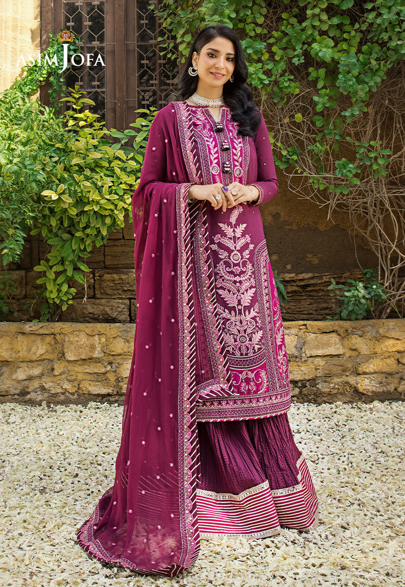 AJLR-21 EMBROIDERED LAWN 3 PCS