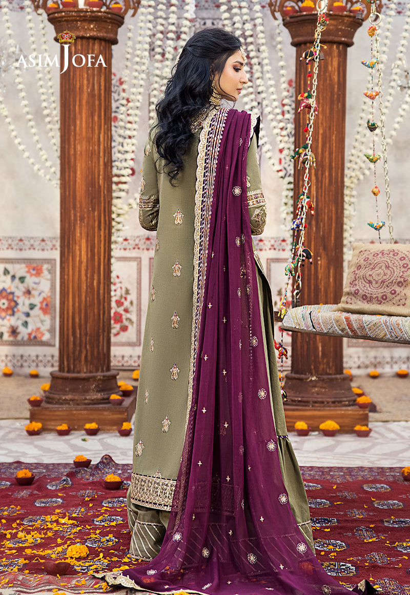 AJLR-06 EMBROIDERED LAWN 3 PCS