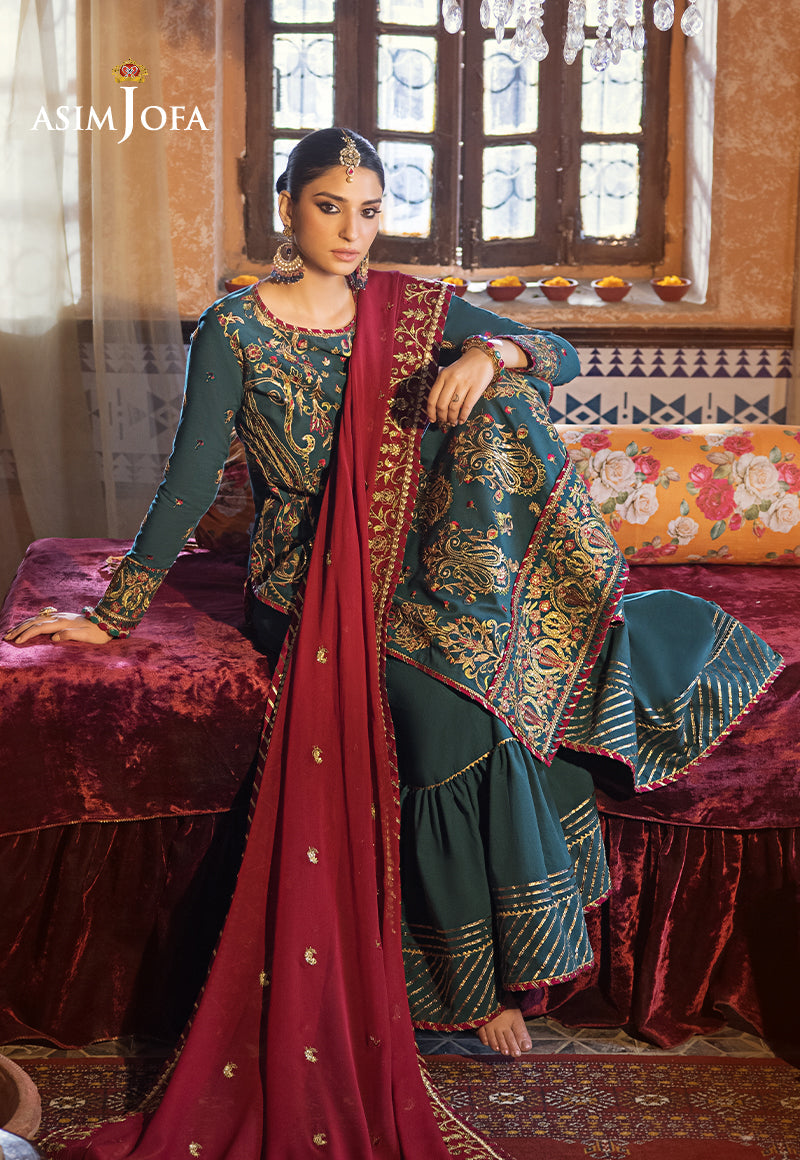 AJLR-28 EMBROIDERED LAWN 3 PCS