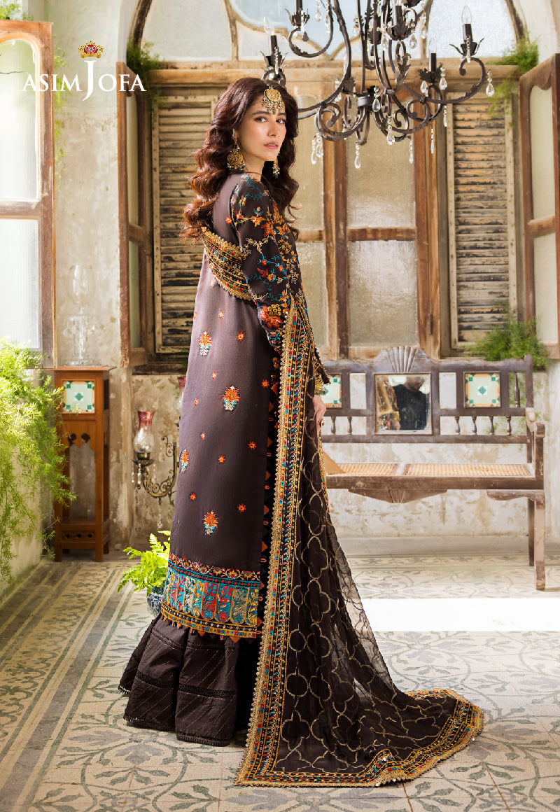 Ajlr-01 Designers Stitched Embroidered Lawn 3 Pcs