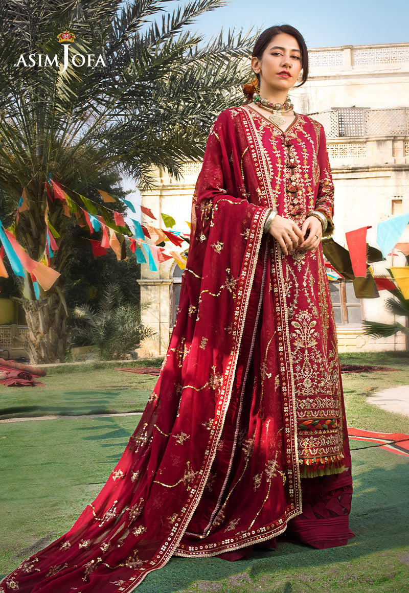 AJLR-04 EMBROIDERED LAWN 3 PCS