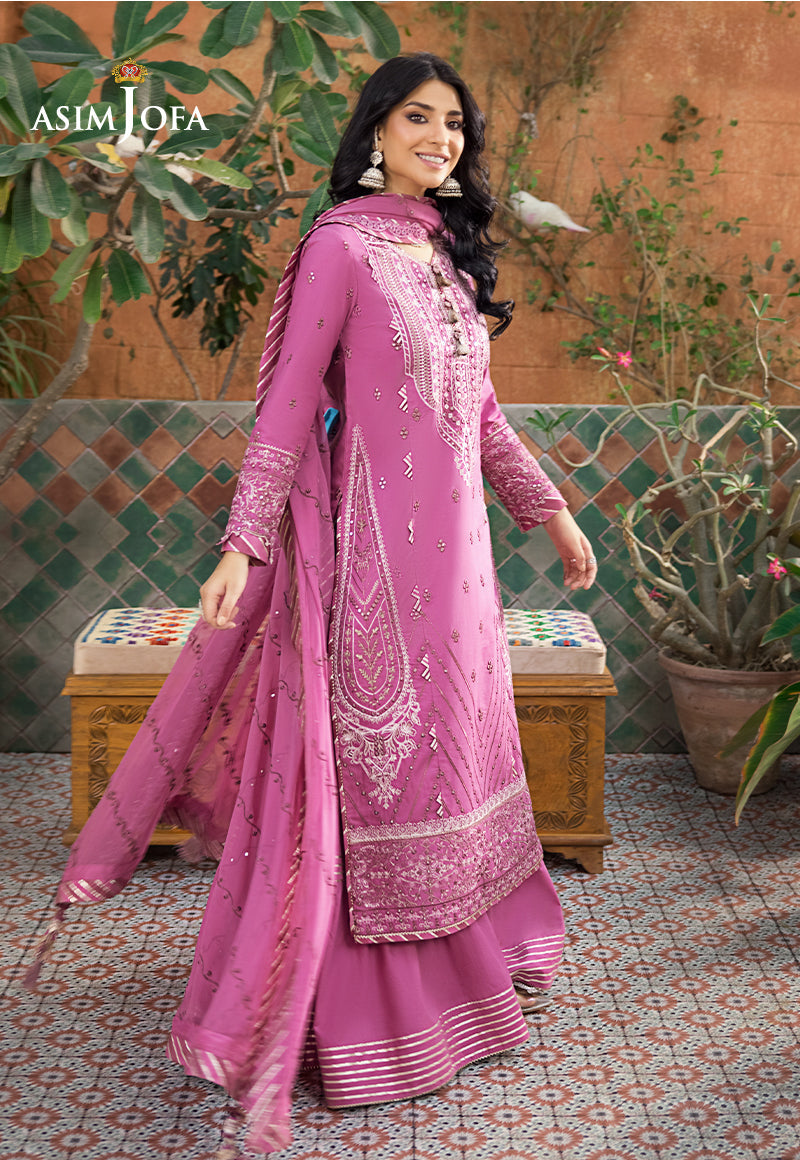 AJLR-24 EMBROIDERED LAWN 3 PCS