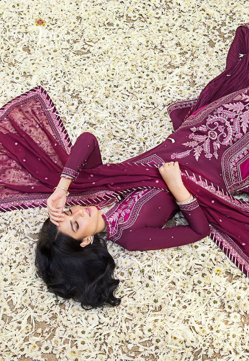 AJLR-21 EMBROIDERED LAWN 3 PCS