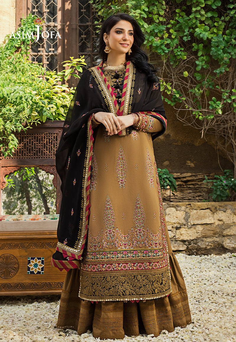 AJLR-09 EMBROIDERED LAWN 3 PCS