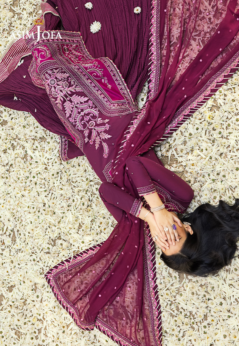 AJLR-21 EMBROIDERED LAWN 3 PCS