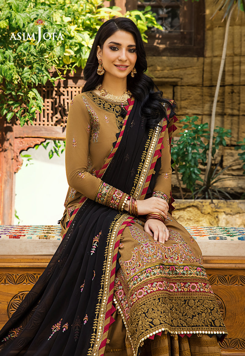 AJLR-09 EMBROIDERED LAWN 3 PCS