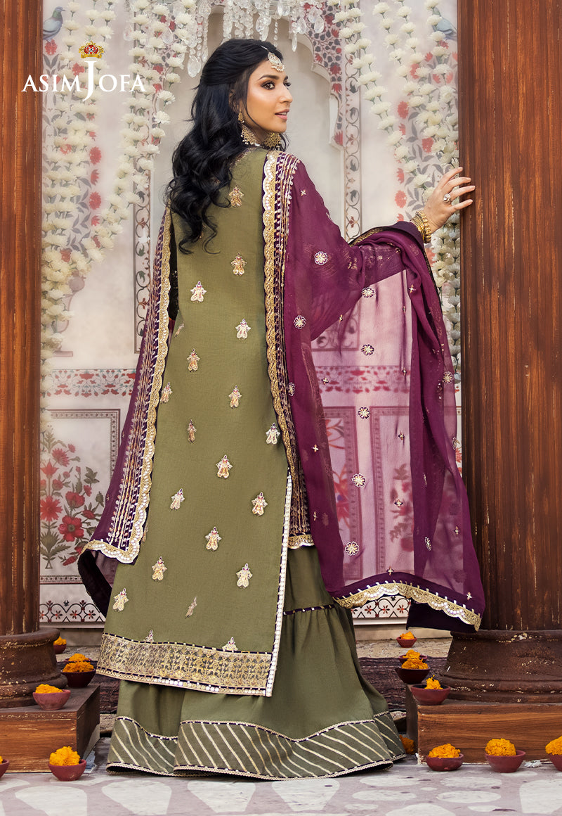 AJLR-06 EMBROIDERED LAWN 3 PCS