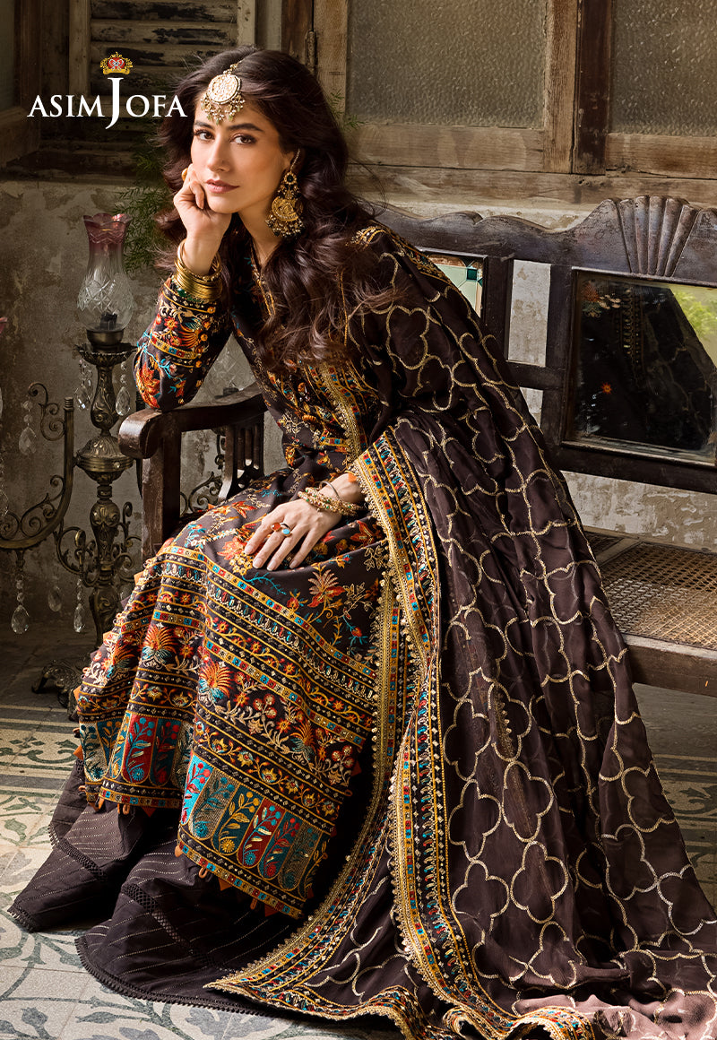 Ajlr-01 Designers Stitched Embroidered Lawn 3 Pcs