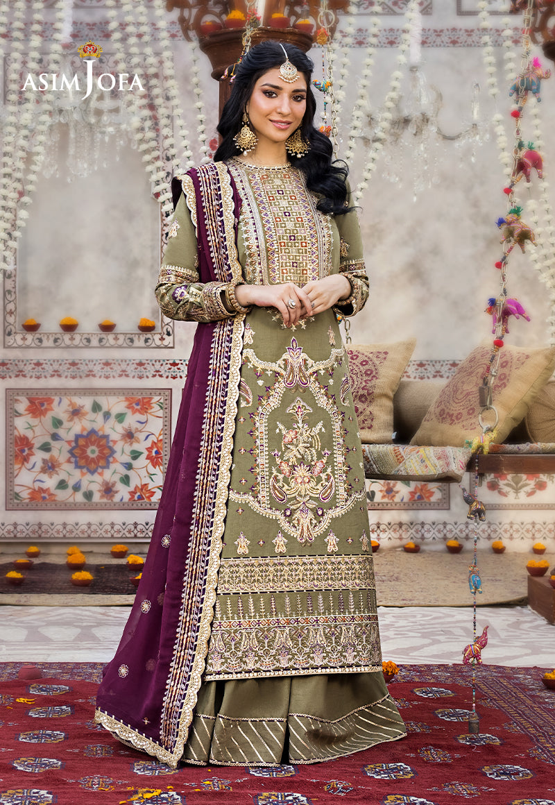AJLR-06 EMBROIDERED LAWN 3 PCS