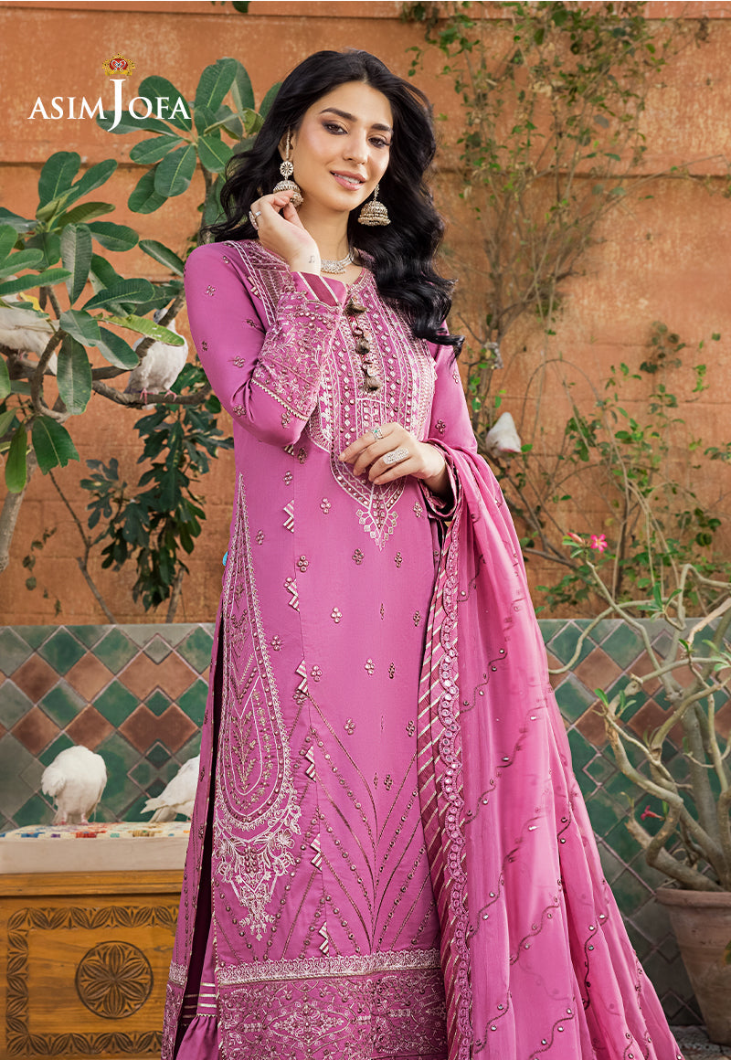 AJLR-24 EMBROIDERED LAWN 3 PCS