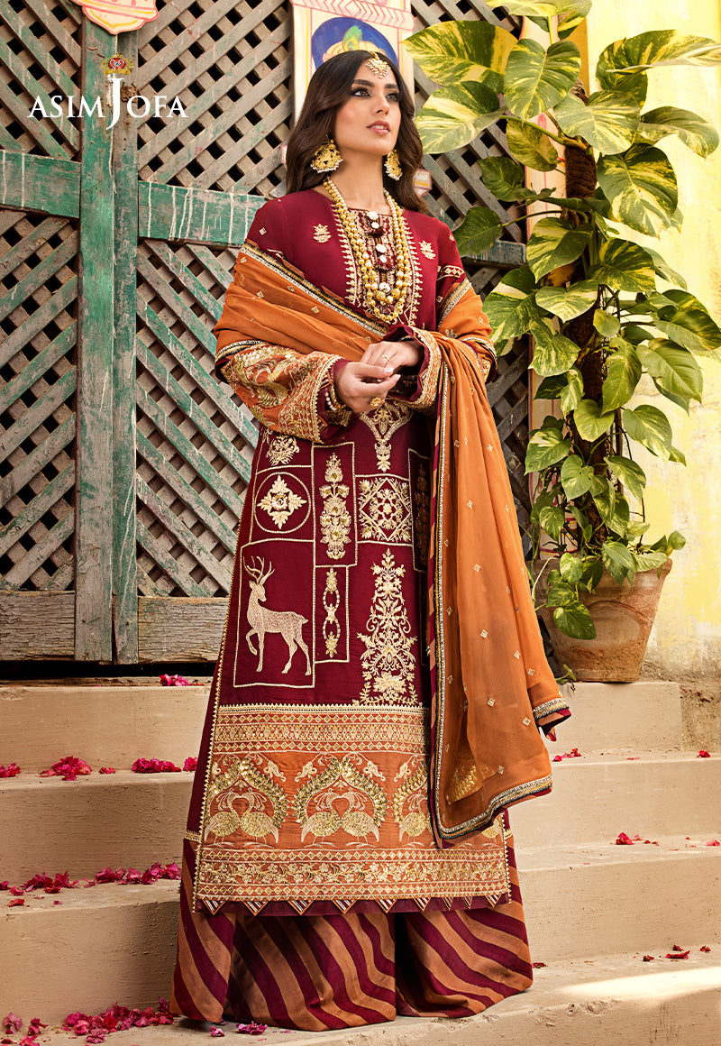 AJLR-11 EMBROIDERED LAWN 3 PCS