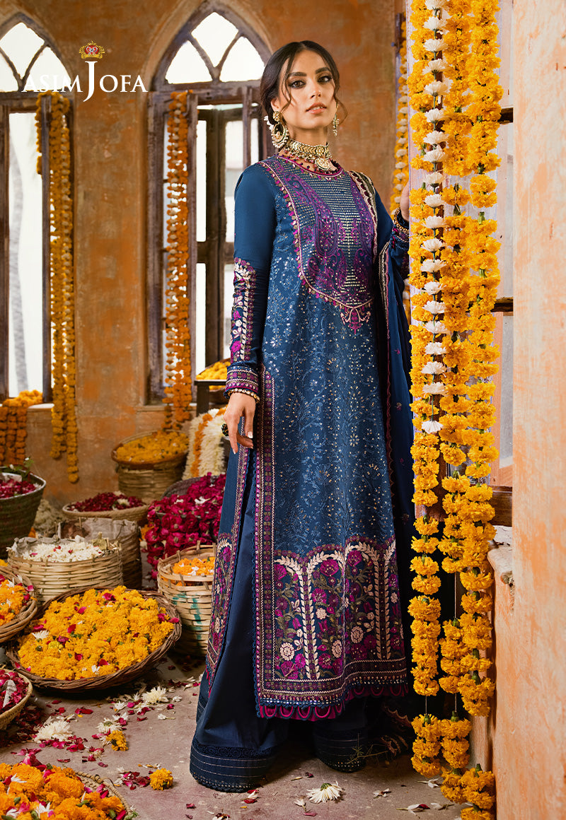 AJLR-19 EMBROIDERED LAWN 3 PCS