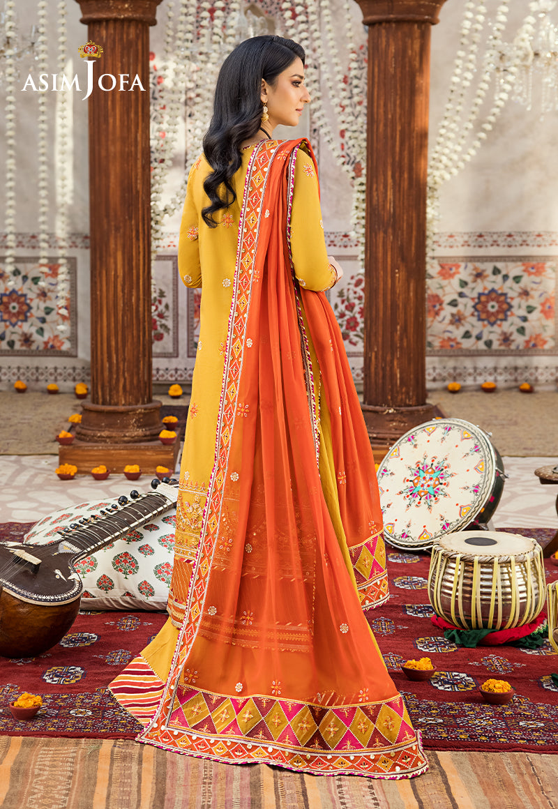 AJLR-03 EMBROIDERED LAWN 3 PCS
