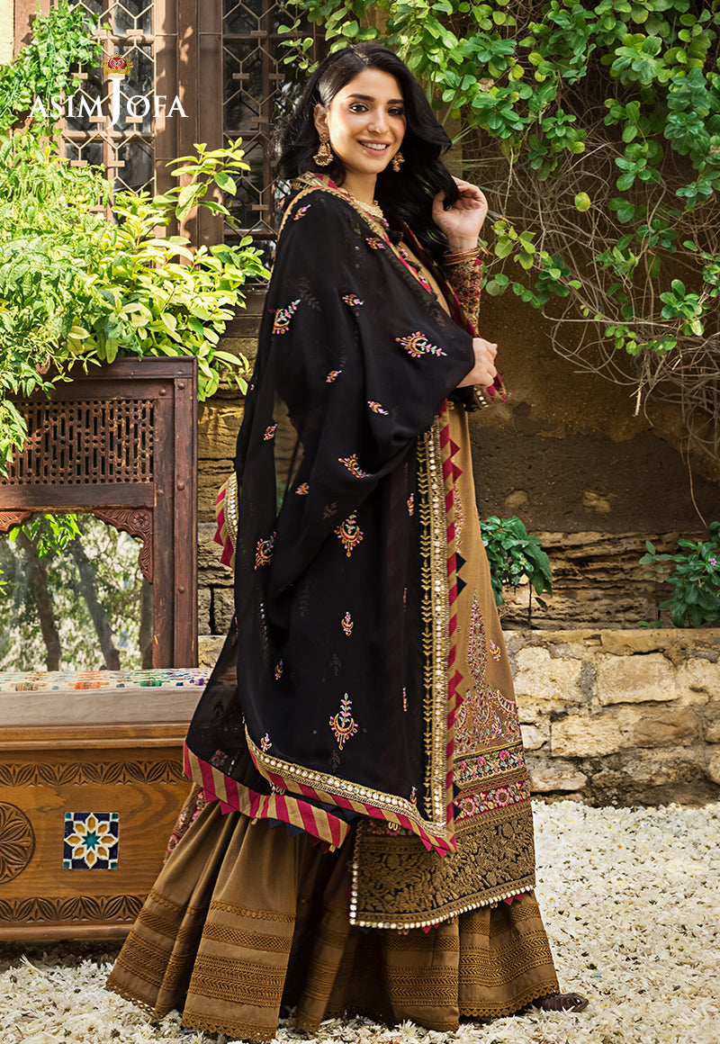 AJLR-09 EMBROIDERED LAWN 3 PCS