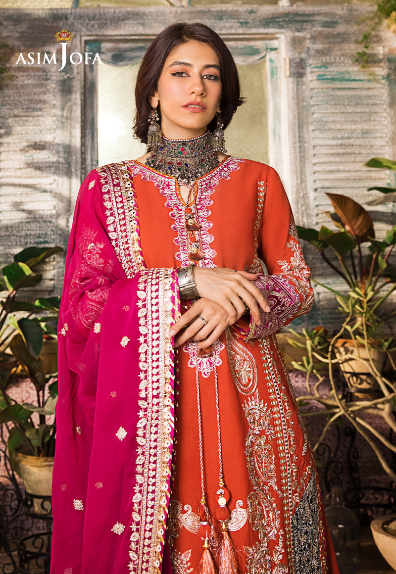 AJLR-22 EMBROIDERED LAWN 3 PCS