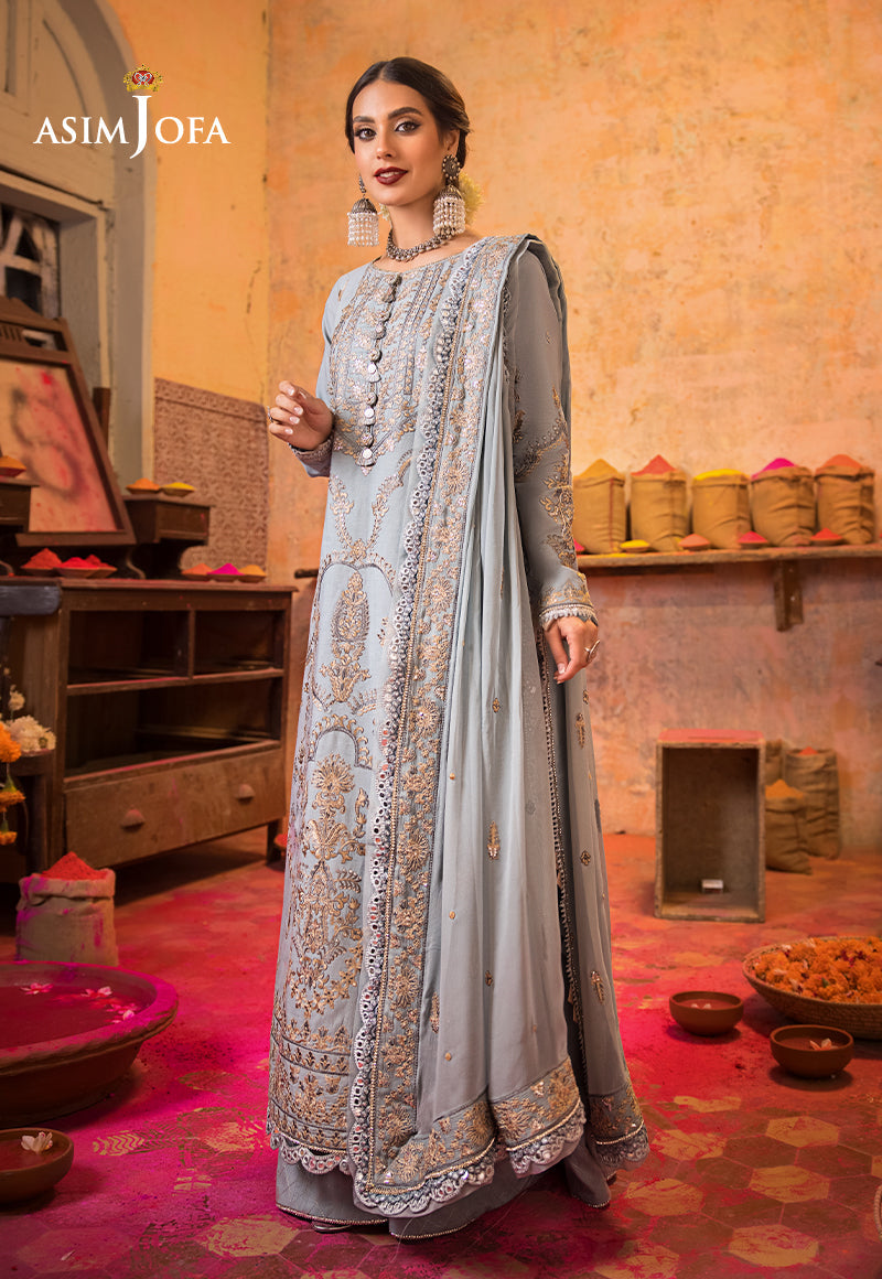 AJLR-23 EMBROIDERED LAWN 3 PCS