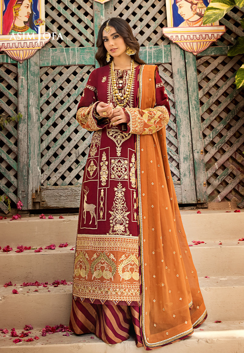 AJLR-11 EMBROIDERED LAWN 3 PCS