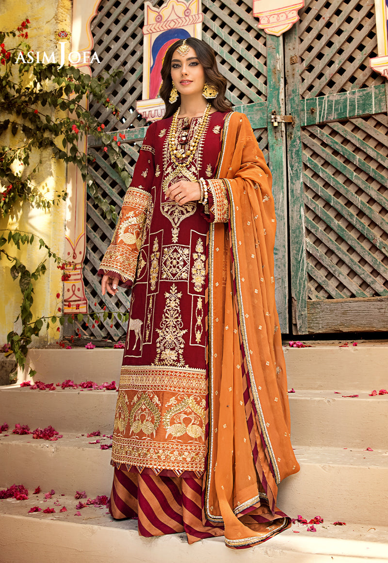 AJLR-11 EMBROIDERED LAWN 3 PCS