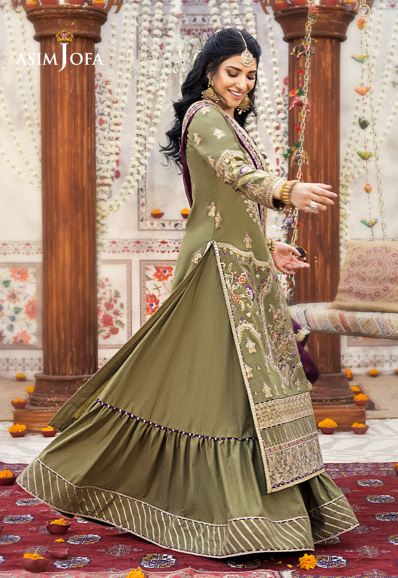 AJLR-06 EMBROIDERED LAWN 3 PCS