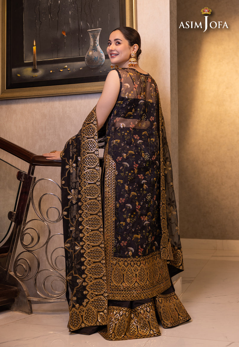 AJMJB-02 EMBROIDERED CHIFFON STITCHED 3 PCS