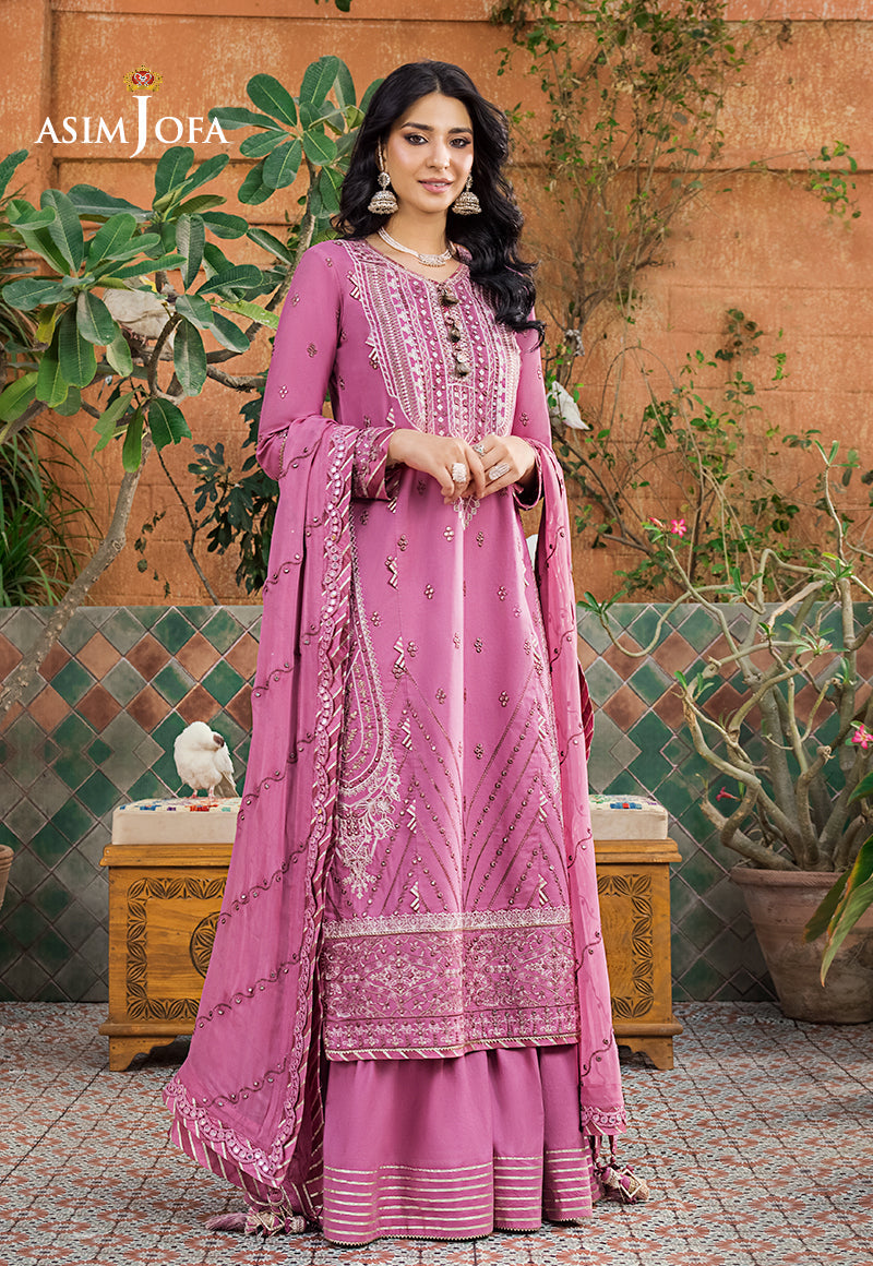 AJLR-24 EMBROIDERED LAWN 3 PCS