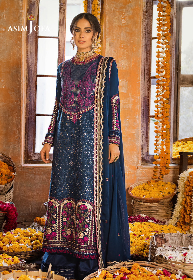 AJLR-19 EMBROIDERED LAWN 3 PCS